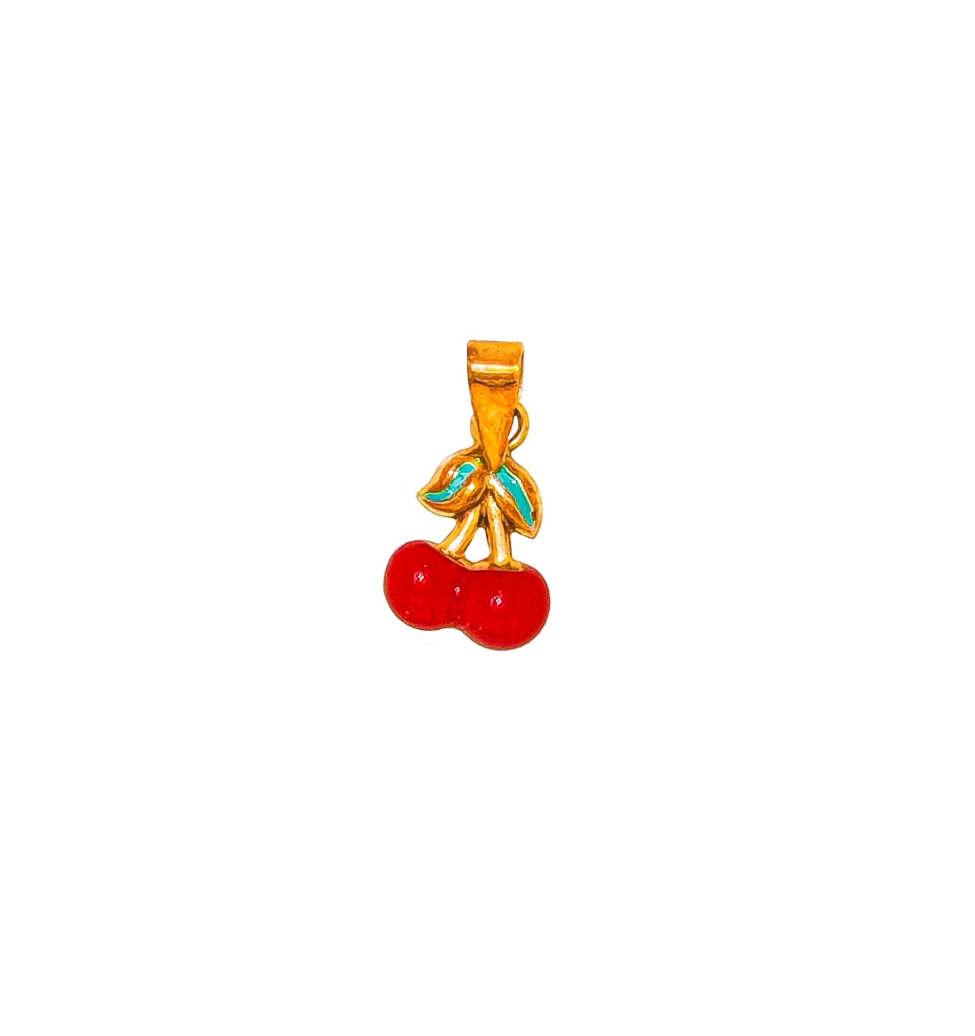 Pendentif en or 18 Carats Cerise