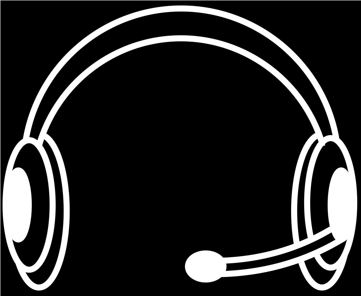 Logo casque avec micro : Service client